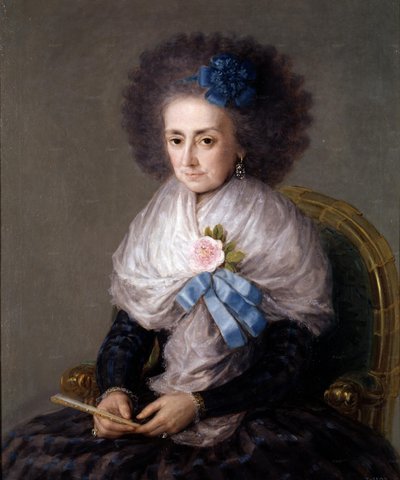 The Dowager Marchioness of Villafranca by Francisco de Goya